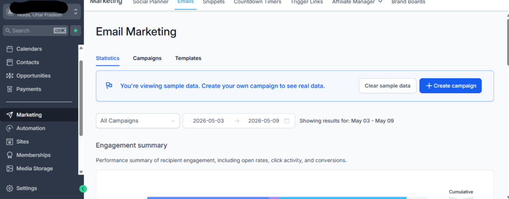 Email Marketing in GHL